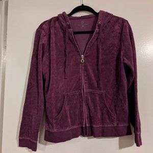 NY&CO full-zip velour hoodie